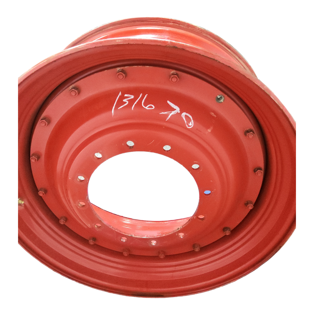 12-Hole Stub Disc Center for 38"-54" Rim, Fendt/Agco Red