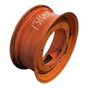 10"W x 24"D, Kubota Orange 8-Hole Stamped Plate