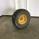 12/-16.5 Deestone D304 Skid Steer R-4 on Industrial Yellow  8-Hole Skid Steer 50%