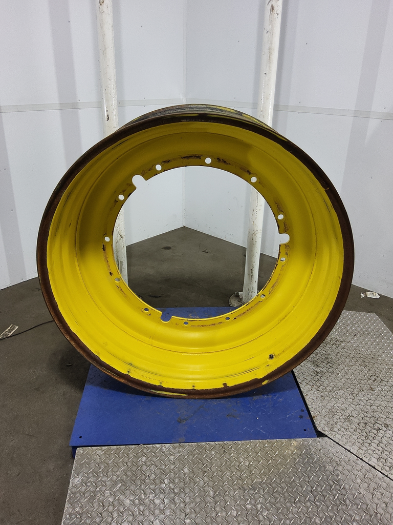 16"W x 46"D, John Deere Yellow 12-Hole Stub Disc