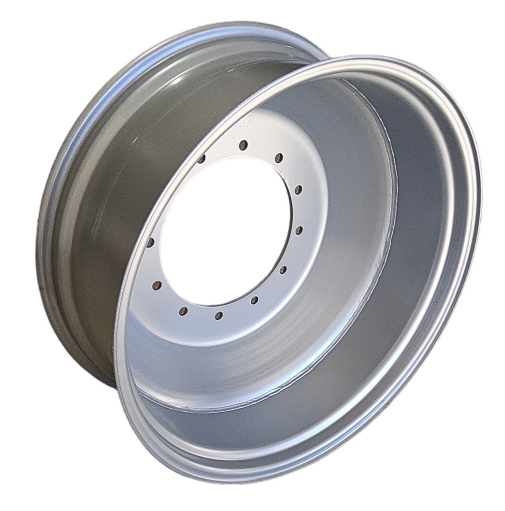 13"W x 34"D, Case IH Silver Mist 12-Hole Spun Disc