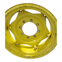 8-Hole Rim with Clamp/Loop Style Center for 24" Rim, John Deere Yellow