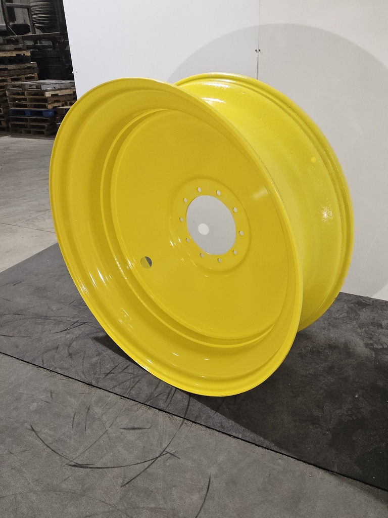 16"W x 46"D, John Deere Yellow 10-Hole Formed Plate