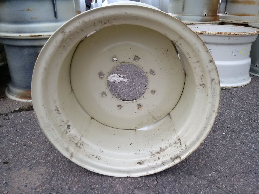 14"W x 20"D, Cream 8-Hole Formed Plate