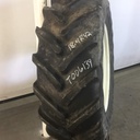 480/70R34 Michelin OmniBib R-1W on New Holland White 12-Hole Waffle Wheel (Groups of 2 bolts) 80%