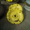 0-Hole Double Bevel 38" Cast Center for 38" Rim, John Deere Yellow