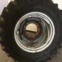 16.9/-28 Firestone All Traction 23 R-1 on Silver Aluminum/Black 10-Hole Power Adjust 40%