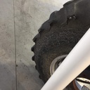 16.9/-28 Firestone All Traction 23 R-1 on Silver Aluminum/Black 10-Hole Power Adjust 40%