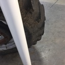 16.9/-28 Firestone All Traction 23 R-1 on Silver Aluminum/Black 10-Hole Power Adjust 40%