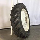 480/80R50 Goodyear Farm DT800 Super Traction R-1W on New Holland White 10-Hole Formed Plate W/Weight Holes 75%