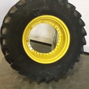 15"W x 28"D, Black 12-Hole Waffle Wheel (Groups of 3 bolts)