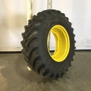 15"W x 28"D, Black 12-Hole Waffle Wheel (Groups of 3 bolts)