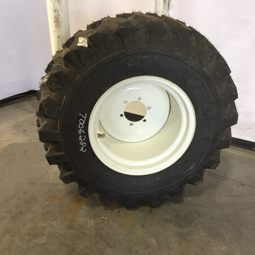 43/16.00-20 Titan Farm Trac Loader SS NHS  R-4 on Cream 8-Hole Formed Plate 99%