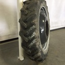 320/85R38 Goodyear Farm DT800 Super Traction R-1W on Case IH Silver Mist/Black 12-Hole Waffle Wheel (Groups of 3 bolts) 50%