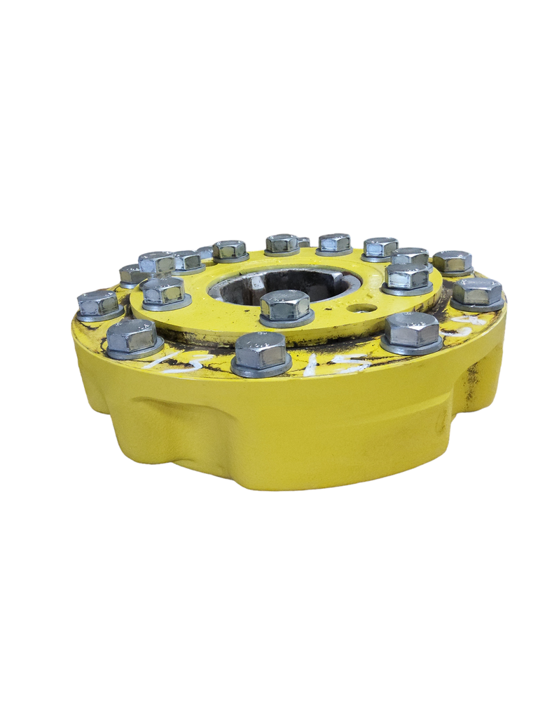 10-Hole Wedg-Lok OE Style, 4.72" (120.02mm) axle, John Deere Yellow