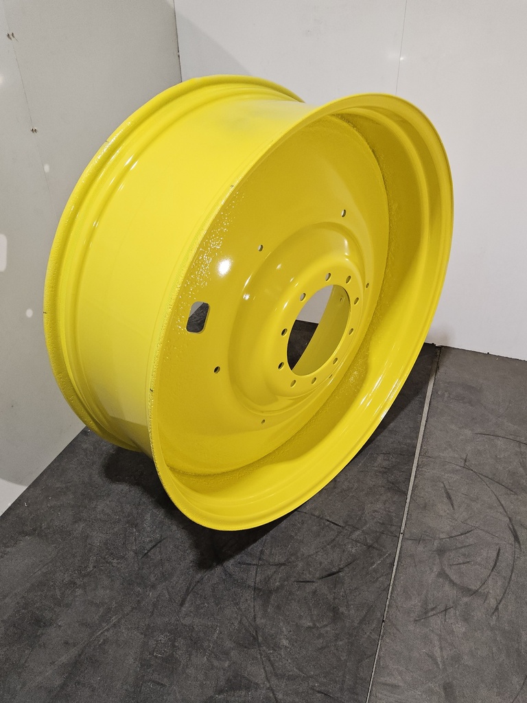 16"W x 46"D, John Deere Yellow 10-Hole Formed Plate