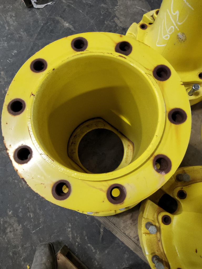 10 to 12-Hole 28"L FWD Spacer(2-PC OE Style), John Deere Yellow