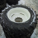 480/70R34 Goodyear Farm DT812 Optitrac R-1W on New Holland White 12-Hole Waffle Wheel (Groups of 2 bolts)/Waffle Wheel (Groups of 3 bolts) 85%