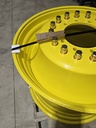 23"W x 38"D, John Deere Yellow 10-Hole Straddle Dual - Inside Main