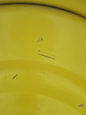 15"W x 50"D, John Deere Yellow 10-Hole Formed Plate