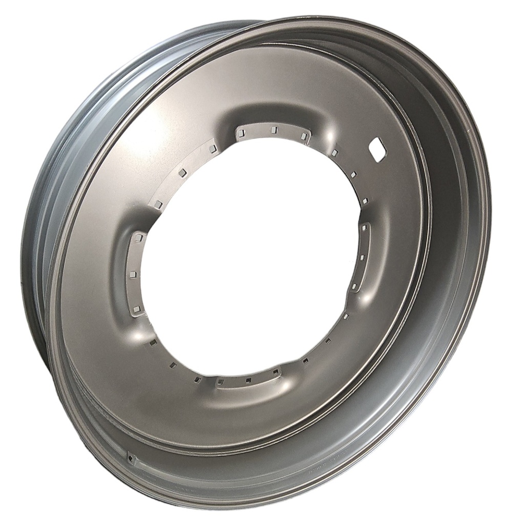 12"W x 54"D, Case IH Silver Mist 12-Hole Waffle Wheel (Groups of 3 bolts)