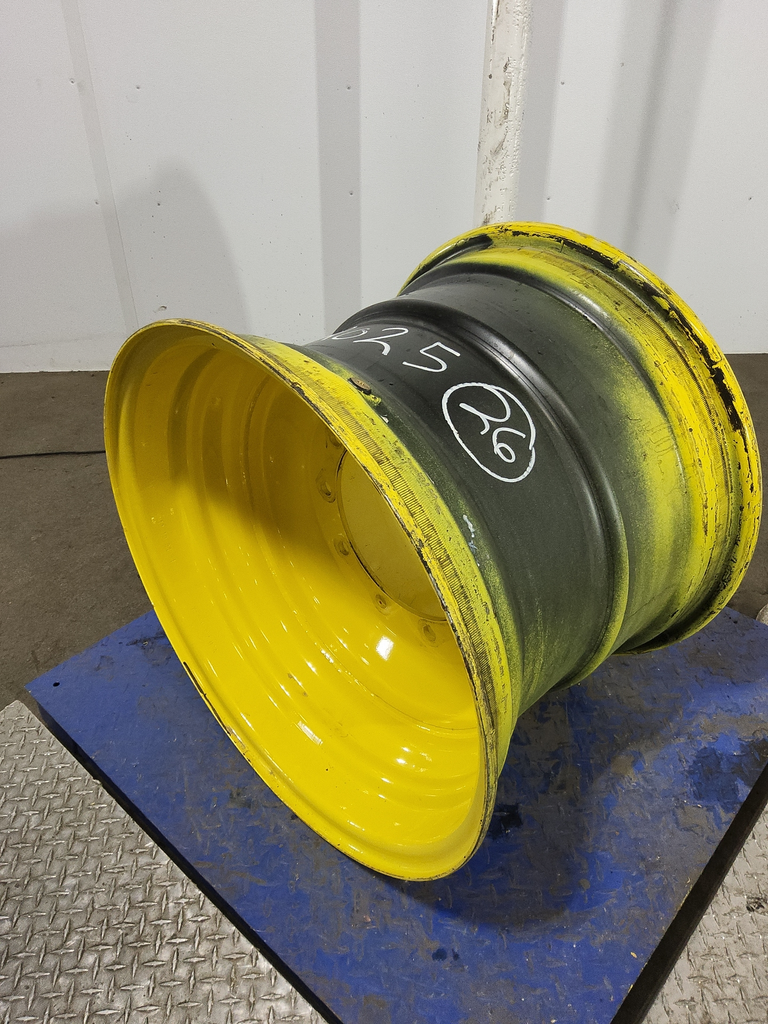 20"W x 26"D, John Deere Yellow 10-Hole Formed Plate