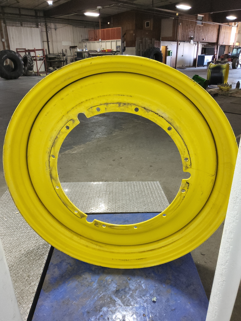 12"W x 50"D, John Deere Yellow 12-Hole Stub Disc