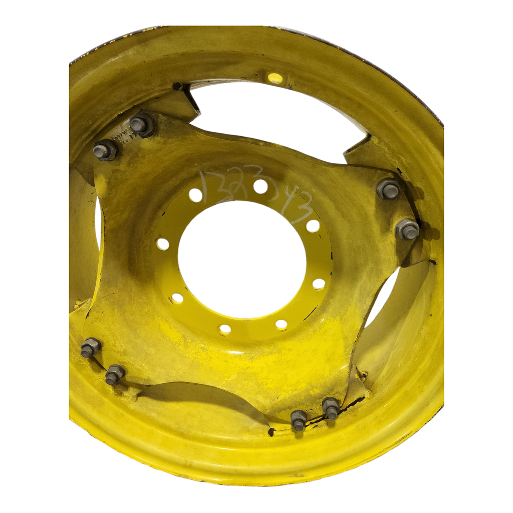 8-Hole Rim with Clamp/U-Clamp (groups of 2 bolts) Center for 24" Rim, John Deere Yellow