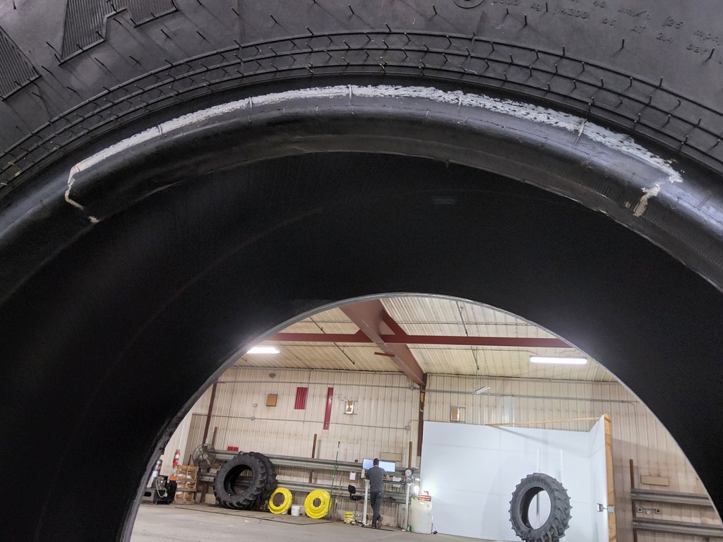 650/85R38 Goodyear Farm DT824 Optitrac R-1W 173A8 75%