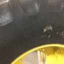420/85R26 Firestone Radial All Traction FWD R-1 on John Deere Yellow 10-Hole Waffle Wheel (Groups of 2 bolts) 65%