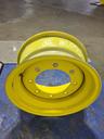 9"W x 18"D, John Deere Yellow 8-Hole Flat Plate