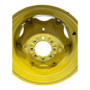 8-Hole Rim with Clamp/Loop Style Center for 24" Rim, John Deere Yellow