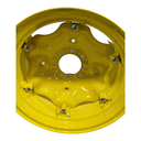 8-Hole Rim with Clamp/Loop Style Center for 24" Rim, John Deere Yellow