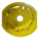 8-Hole Rim with Clamp/Loop Style Center for 24" Rim, John Deere Yellow