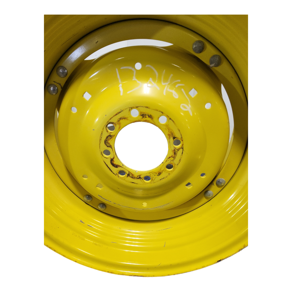 8-Hole Stub Disc (groups of 2 bolts) Center for 30" Rim, John Deere Yellow