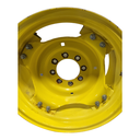 8-Hole Rim with Clamp/U-Clamp (groups of 2 bolts) Center for 24" Rim, John Deere Yellow