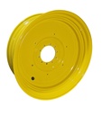 16"W x 46"D, John Deere Yellow 10-Hole Formed Plate