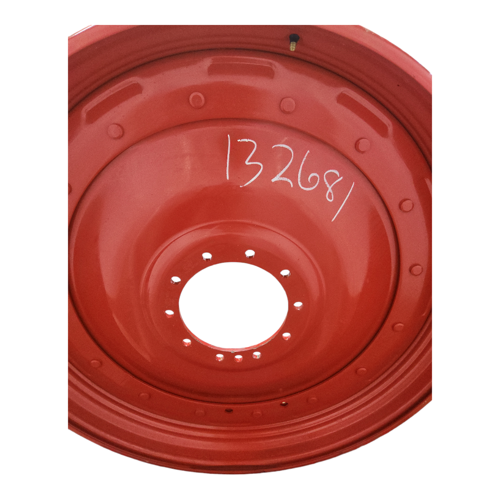 10-Hole Stub Disc Center for 46"-54" Rim, Fendt/Agco Red