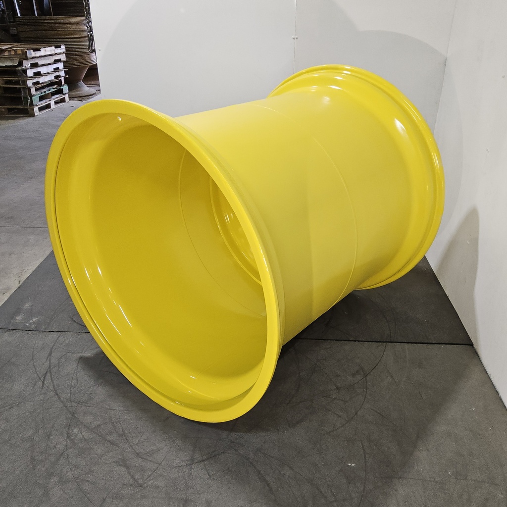 50"W x 46"D, John Deere Yellow 12-Hole Stub Disc