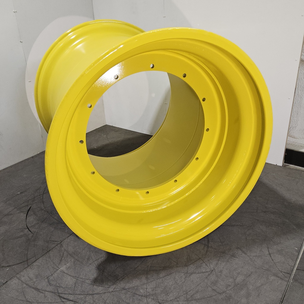 50"W x 46"D, John Deere Yellow 12-Hole Stub Disc
