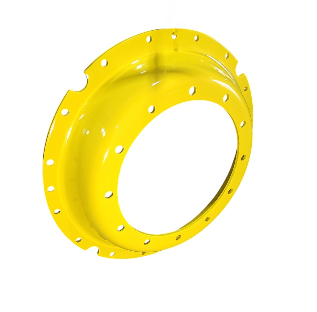 12-Hole Waffle Wheel (Groups of 3 bolts)HD Center for 34" Rim, John Deere Yellow