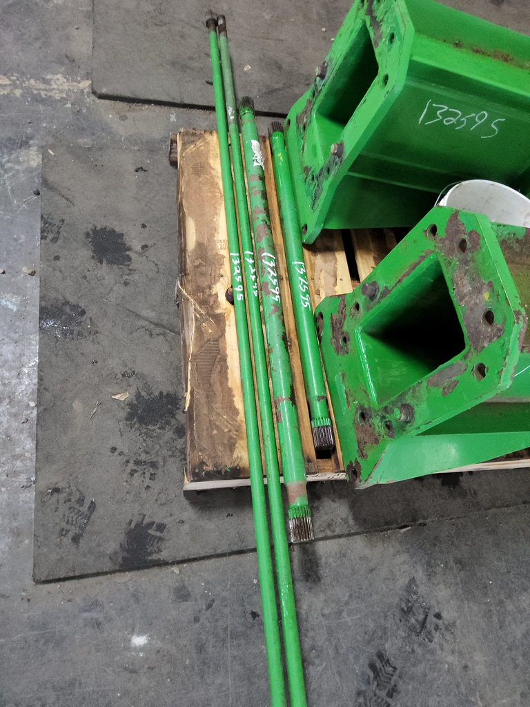 23.5"L Combine Frame Extension for Combine "S" Series ("D"22/22 spline drive shafts), John Deere Green, John Deere Green