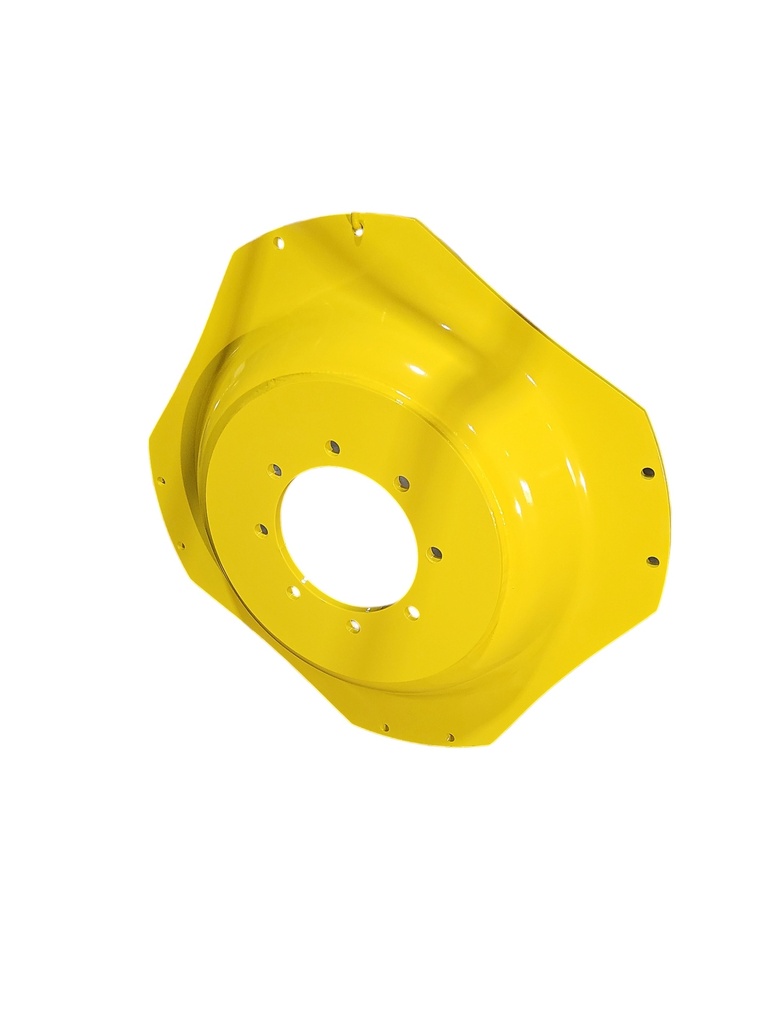 8-Hole Waffle Wheel (Groups of 3 bolts) Center for 38"-54" Rim, John Deere Yellow