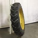 380/90R50 Goodyear Farm DT800 Optitrac R-1W on John Deere Yellow 12-Hole Stub Disc 50%