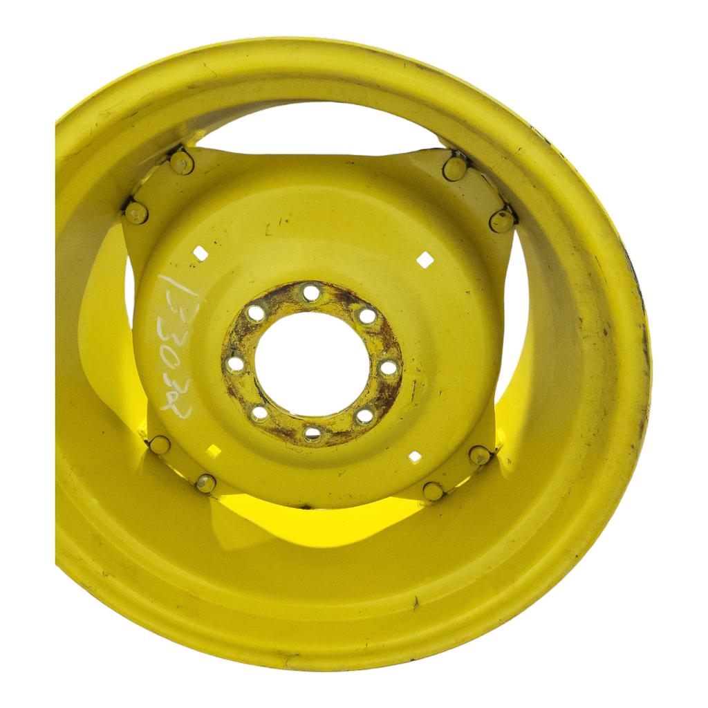 8-Hole Rim with Clamp/Loop Style (groups of 2 bolts) Center for 28"-30" Rim, John Deere Yellow