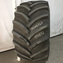 900/60R32 Goodyear Farm DT830 Optitrac R-1W on New Holland White 10-Hole Formed Plate 85%