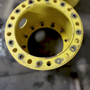 10 to 12-Hole 15.5"L FWD Spacer, John Deere Yellow