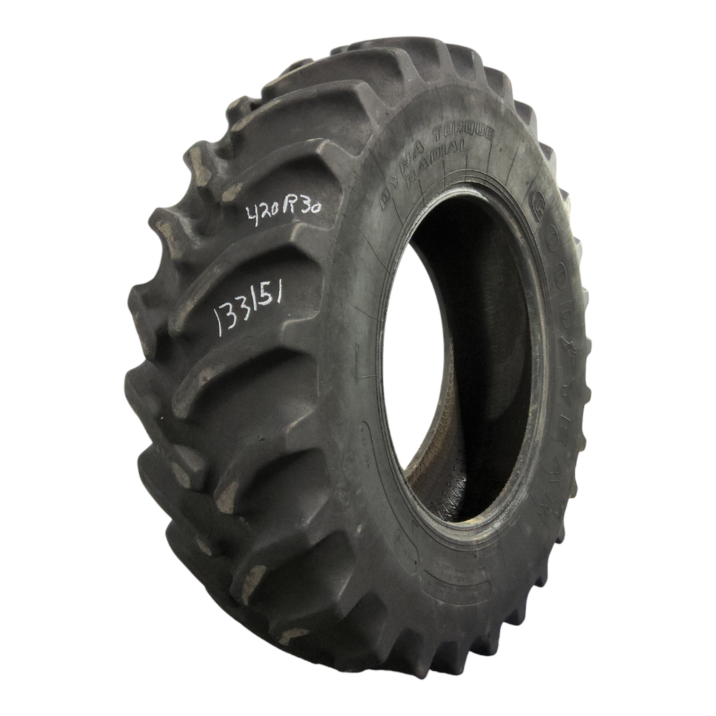 420/90R30 Goodyear Farm Dyna Torque Radial R-1 142B 60%