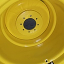 25"W x 26"D, John Deere Yellow 8-Hole Formed Plate