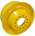 16"W x 42"D, Industrial Yellow  10-Hole Straddle Dual - Inside Main